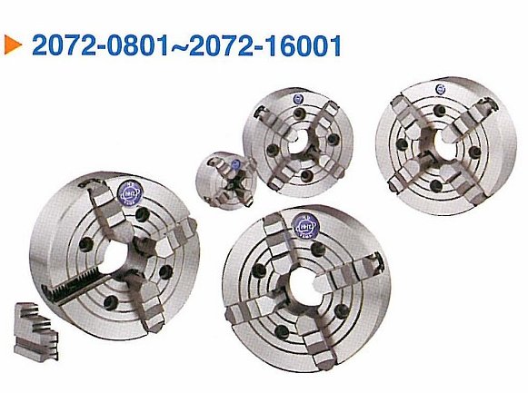 500mm 4 Jaw Independent Plain Back